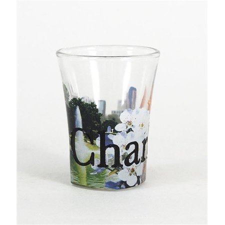 AMERICAWARE Americaware SGCHR01 Charlotte Full Color  Etched  Shot Glass SGCHR01